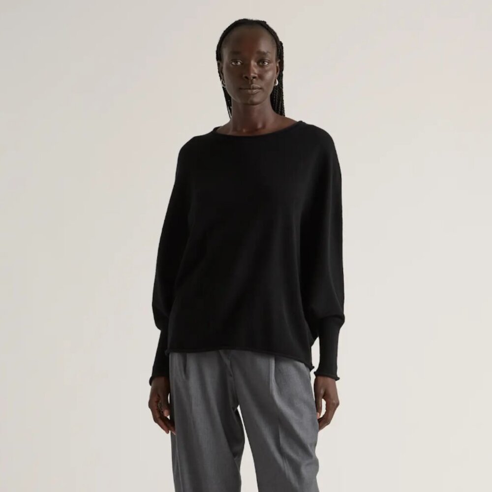 Quince Mongolian Cashmere Batwing Sweater Size S/M